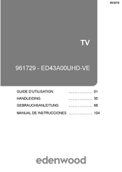 Edenwood ED43A00UHD-VE Guide D'utilisation
