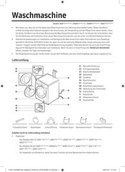 Samsung WW90T554AAE Mode D'emploi