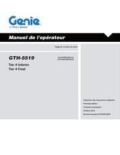 Terex Genie GTH-5519 Manuel De L'opérateur