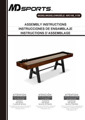 MD SPORTS ARC108 117B Instructions D'assemblage