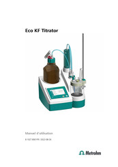 Metrohm Eco KF Titrator Manuel D'utilisation