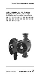 Grundfos ALPHA+ 60 Serie Instructions D'installation Et D'utilisation