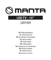 Manta LED1503 Mode D'emploi