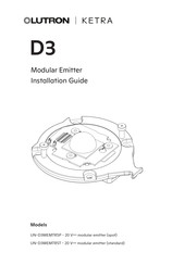 Lutron UN-D3MEMTRSP Guide D'installation