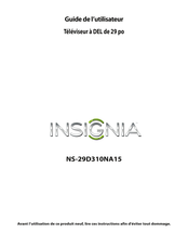 Insignia NS-29D310NA15 Guide De L'utilisateur