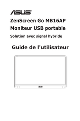 Asus ZenScreen Go MB16AP Guide De L'utilisateur