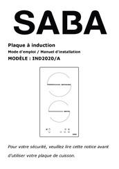 Saba IND2020/A Mode D'emploi / Manuel D'installation