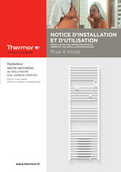 Thermor Riva 4 mixte Notice D'installation Et D'utilisation