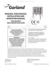 Garland MCO-GS-20CE Manuel Utilisateur Et D'installation