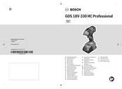 Bosch GDS 18V-330 HC Professional Notice Originale
