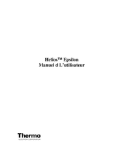 Thermo Helios Epsilon Manuel De L'utilisateur