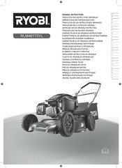 Ryobi RLM46175YL Traduction Des Instructions Originales