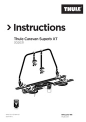 Thule Caravan Superb XT Black Standard Instructions