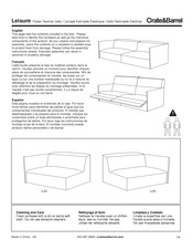 Crate&Barrel Leisure Instructions D'installation