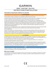 Garmin GMR FANTOM 24x Instructions D'installation