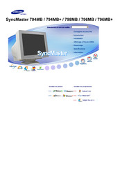 Samsung SyncMaster 796MB Mode D'emploi