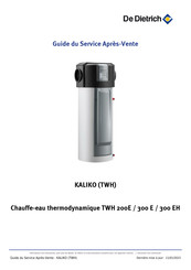 De Dietrich KALIKO TWH Serie Guide Du Service Après-Vente