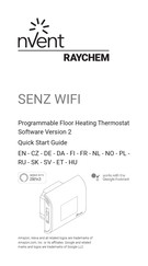 nVent RAYCHEM SENZ WIFI Guide De Démarrage Rapide