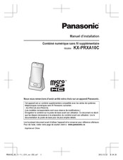 Panasonic KX-PRXA10C Manuel D'installation