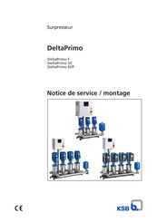 KSB DeltaPrimo F Notice De Service / Montage
