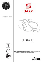 SARP F 966 H Manuel D'utilisation