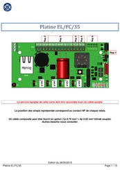 SERSYS Platine EL/FC/35 Mode D'emploi