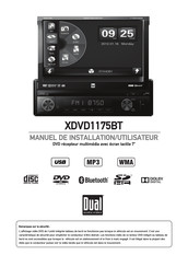 Dual XDVD1175BT Manuel D'installation/Utilisation