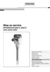 Krohne Optiswitch 5200 C Guide De Mise En Service