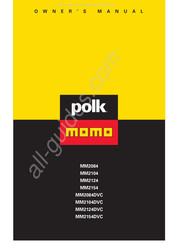 Polk Audio MOMO MM2084 Mode D'emploi