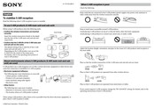 Sony AIR-SA20PK Guide Rapide