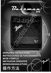 Fender Bassman 25 Mode D'emploi