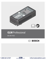 Bosch GLM Professional 80+R 60 Mode D'emploi