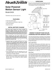 Heath Zenith 8434 Instructions D'installation