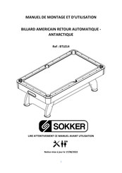 SOKKER BTL014 Manuel De Montage Et D'utilisation