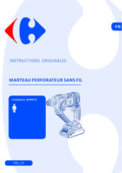 Carrefour CCHD20V2A Instructions Originales