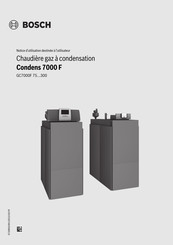 Bosch Condens 7000 F-100 Notice D'utilisation Destinée À L'utilisateur