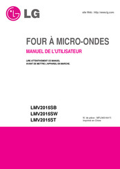 LG LMV2015SB Manuel De L'utilisateur