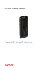 ASCOM i63 Guide De Référence Rapide