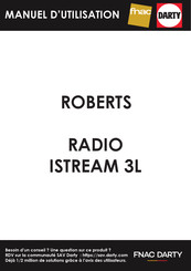 Roberts iStream 3L Manuel D'utilisation