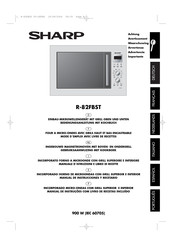 Sharp R-82FBST Mode D'emploi Avec Livre De Recettes