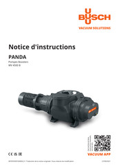 BUSCH PANDA WV 4500 B Notice D'instructions