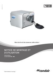 Condair DA 160 Notice De Montage Et D'utilisation