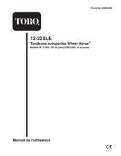 Toro 220010001 Manuel De L'utilisateur