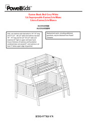 PowellKids Easton 16Y8185BBW Manuel D'assemblage