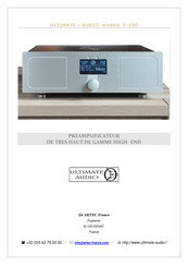 Ultimate Audio P-100 Manuel D'utilisation