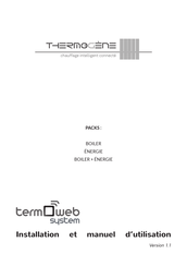 Thermogene Termoweb system Installation Et Manuel D'utilisation