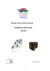 Thermelec HRV R87 Manuel Pour L'installation