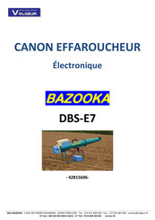 Volgeur BAZOOKA DBS-E6 Mode D'emploi