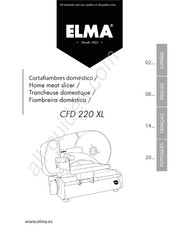 Elma CFD 220 XL Mode D'emploi
