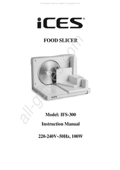 iCES IFS-300 Manuel D'instruction